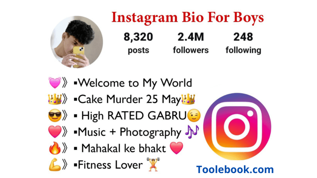 Instagram Bio For Boys