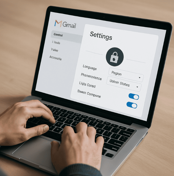 How to change Gmail password
