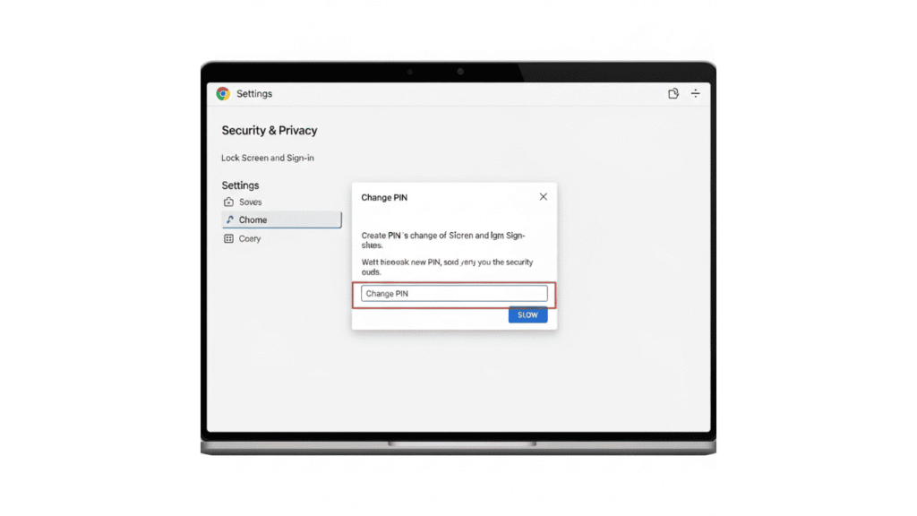 How to change password on Chromebook